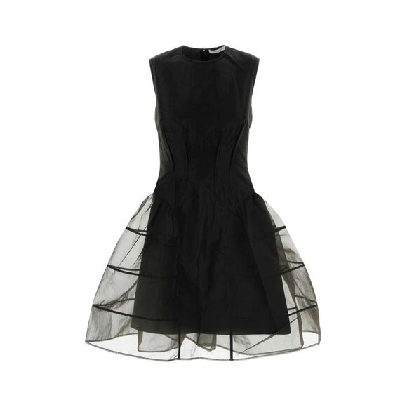 CECILIE BAHNSEN Dresses & Skirts - Cecilie Bahnsen Women Black Organza Mini Dress
